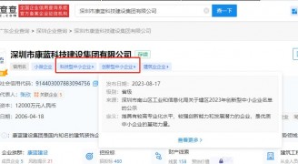 银河galaxy集团入选深圳市2023年创新型中小企业名单